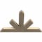 Ekena Millwork Saratoga Rough Sawn Timber Gable Bracket, Douglas Fir, 36"W x 24"H x 2"D x 4"F, 16/12 Pitch GBW036X24X0204SAR00RDF - alternate 2